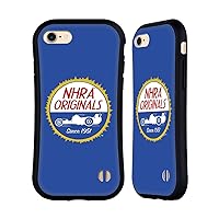 Officially Licensed National Hot Rod Association Original Logo Graphics Hybrid Case Compatible with Apple iPhone 7/8 / SE 2020 & 2022
