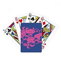 Japanese Culture Red Flower Poker Playing Magic Card Fun Board Game