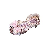 Toddler Girls Slippers Size 5 Toddler Baby Casual Princess Dress Shoes Comfortable Flat Outdoor Girl Slide for Big Kids