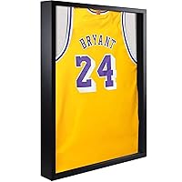 Large Shadow Box 20x30 Jersey Frame Display Case Sports Jersey Display Frame with Pine Wood Acrylic and Metal Hanger Memory Shadowbox Frame Display Depth of 1