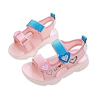 Boys And Girls Cute Soild Indoor Casual Slipper Shoes Girls Sandals with Heels