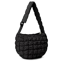 NAARIIAN Puffer bag Lightweight Quilted Tote Bags Puffy shoulder bag for Women Crossbody purse Padded handbag