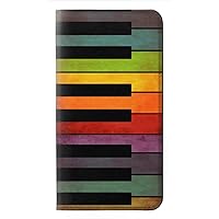 jjphonecase RW3451 Colorful Piano PU Leather Flip Case Cover for Samsung Galaxy A15 5G