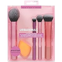 Artist Essentials Complete Face Makeup Brush Set for Makeup Artist Inspired Looks, 5 Count (Pack of 1)