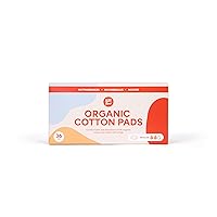 Organic Cotton Pads with Wings - Regular Absorbency Menstrual Pads, Toxin Free, Hypoallergenic, 36 Count