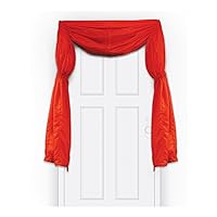 Beistle Club Pack Red Fabric Curtain/Bunting, Box Contains 6 Curtains/Bunting