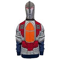 Transformers - Mr Scream Costume Zip Mens Hoodie Medium Multi