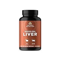 Ancient Nutrition Organ Supplements, Grass-Fed and Wild Organ Complex Capsules, Beef & Lamb Liver, Supports Healthy Blood, Gut, and Liver, 180 Ct