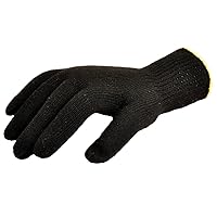 G & F 1916 Heat Resistant Beauty Gloves for Curling and Flat Iron, Black, Sold by 1 Piece