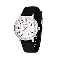 Nurse Watch for Medical Students,Doctors,Women Men with Second Hand and 24 Hour Easy to Read Dial Silicone Band Water Resistant