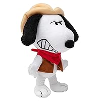 JINX Official Peanuts Collectible Plush Snoopy Cowboy, Excellent Plushie for Toddlers & Preschool