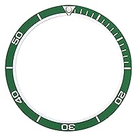 BEZEL INSERT COMPATIBLE WITH SEIKO WATCH 7002,6309,SKX007K2,7S26 DIVER PLANET OCEAN GREEN