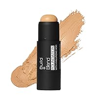 BUILD + BLEND Foundation Stick, Contour Stick for Face, Professional Makeup for Perfect Look, 0.25 Ounce (Golden Honey)