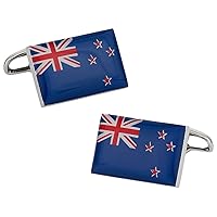 New Zealand Flag Cufflinks with Presentation Box