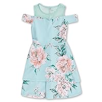 Speechless Girls' Off The Shoulder Floral Party Dress