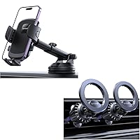 Lamicall Cell Phone Holder Car Dashboard + for Mag Safe Car Mount