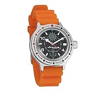 Vostok Amphibian Automatic Mens Self-Winding Diver Amphibia 710 Case Wrist Watch 710526