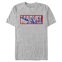 Marvel Big & Tall Classic Peter Logo Men's Tops Short Sleeve Tee Shirt