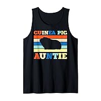 Guinea Pig Aunt Retro Vintage Apparel - Novelty Aunts Design Tank Top
