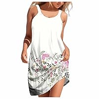 Plus Size Dress with Pockets Floral Dress for Women Short Sleeved