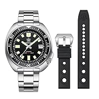 Steeldive SD1970 Automatic Watch for Men NH35 Movement 200M Diving Watches with Rubber Dive Watch Strap