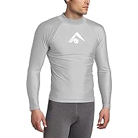 Kanu Surf Mens Long-Sleeve Platinum Upf 50 Rashguard