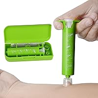 1PC Bug Bite Suction Tool with Suction Cup Tool Poison Remover Bite Extractor Tool with  Storage Box for Hiking Camping Supplies and Essentials