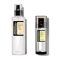 Snail Essence Duo - Snail Mucin 96% Essence+ Snail Dual Essence (Niacinamide), Hydrate and Improve Dark Spots & Antia ging Benefits, Korean Skincare Routine, Skin Cycling