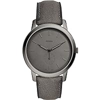 FOSSIL Herren Analog Quarz Smart Watch Armbanduhr mit Leder Armband FS5445