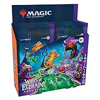 Magic The Gathering D24691400 Eldraining Forest Collector Booster Japanese Version 12 Pack MTG Trading Card Wizards of The Coast