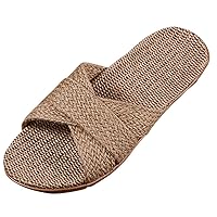 Womens Luxury Slides Casual Women's Men Strap Summer Slippers Linen Home Slippers Ladies Shoes Bunny Slippers Women