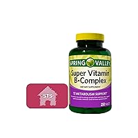 Spring Valley - Super Vitamin B-Complex, Metabolism Support, 250 Count + STS Sticker.