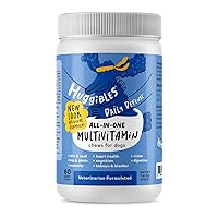 All-in-1 Dog Multivitamins and Supplement | Fish Oil, Iron, Calcium, Vitamin E, C & B12 | Joint, Immune, & Vision Support | All Natural Chewable Dog Multivitamin, Multivitamin for Dogs – Huggibles