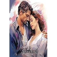 Lined Romantic Couple Softcover Notebook Diary Journal
