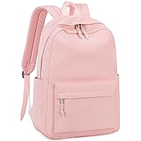 School Backpack for Teen Girls Women Laptop Backpack College Bookbags Middle School Travel Work Commuter Back Pack(Pink)