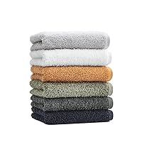 Soft Absorbent Towel Cotton Plain Color Face Wash Face Towel Household Daily Face Wash Towel