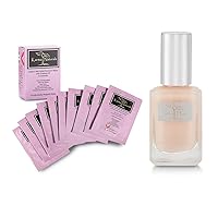 Nail Polish Remover Wipes Pack of 10 – Non-Toxic, Vegan, Cruelty- Free with Deep Nutrition Nails Strengthener & Nail Treatment makes your nails stronger