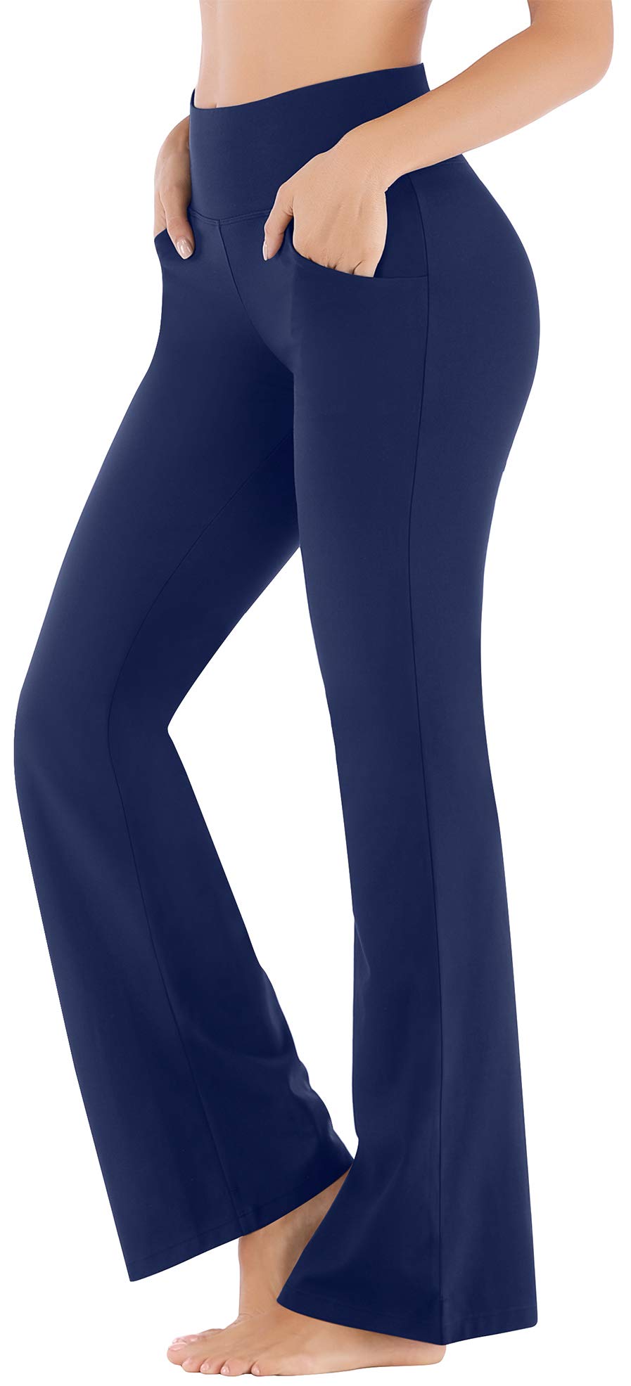 Buy Ewedoos Bootcut Yoga Pants for Women High Waisted Yoga Pants with Pockets  for Women Bootleg Work Pants Workout Pants