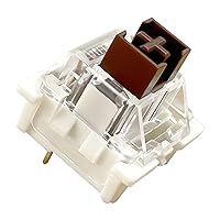 DRAOZA OUTEMU Brown Switch 3 Pin Switch Gateron and Cherry MX Equivalent DIY Replaceable Switch for Mechanical Gaming Keyboard (72pcs Brown)
