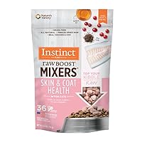 Freeze Dried Raw Boost Mixers Grain Free Skin & Coat Health Recipe All Natural Cat Food Topper by Nature's Variety, 5.5 oz. Bag