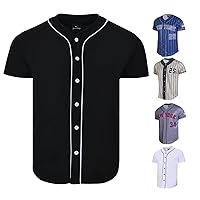 Madjus Youth Black Legend 42 Button Down Jersey Boys Hip Hop Baseball  Jersey Stitched