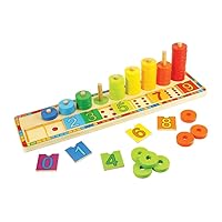 Bigjigs Toys Wooden Learn to Count Stacking Toy