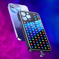 Sky Star Shining Mobile Phone Case,RGB Led Illuminated iPhone Case,Colorful Flashing (iPhone 13 Pro Max)