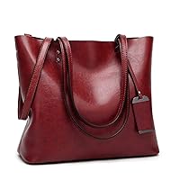 PU Leather Shoulder Bag Work Totes for Women Purse Handbag