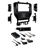 Metra 99-5838CH Turbo Touch Premium Dash Kit with Integrated Touch Screen for 2015-Up Ford Mustang with 4.2