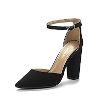 DREAM PAIRS Women's Coco Pointed Toe High Heels Pump Shoes