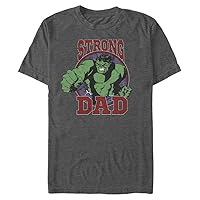 Marvel Big & Tall Classic Strong Dad Men's Tops Short Sleeve Tee Shirt