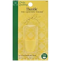 Dritz 3067 The Quilter's Thumb Thumble , Yellow