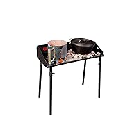 Camp Table - Portable Camp Table with Legs for Dutch Ovens or Extra Prep Space - Camping Gear & Accessories - 32