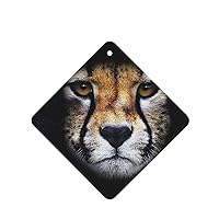 Cheetah 2-Piece Set Of Car Aromatherapy Tablets, Suitable For Car Interiors, Bedrooms, And Bathrooms Square